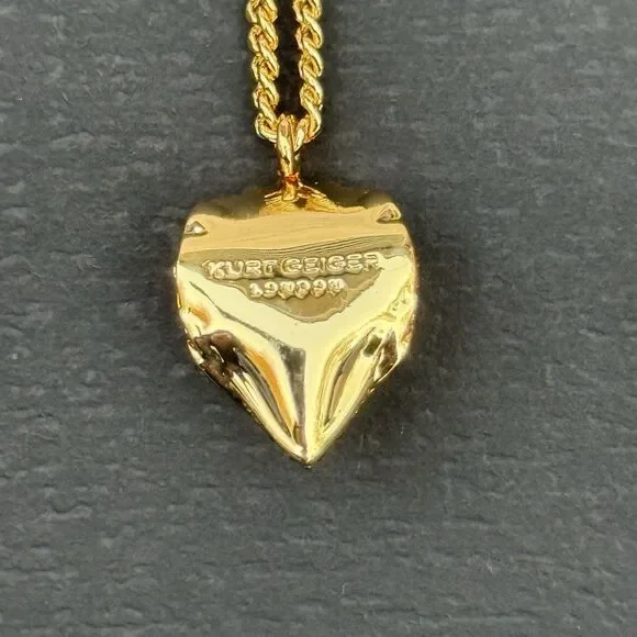 NWT KURT GEIGER LONDON GOLD PLATED RAINBOW CRYSTAL EAGLE PENDANT NECKLACE - Picture 8 of 8